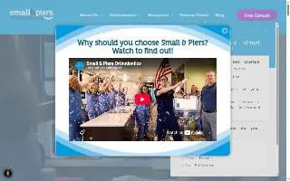 Small & Piers Orthodontics of Morganton website