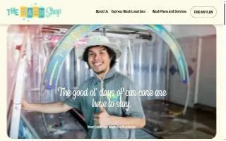 The Wash Shop of Morganton website