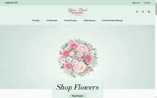 Your Floral Bouquet website