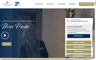 Brier Pointe Retirement Community website