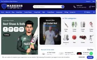 Markhor Sports website