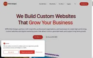 MRN Web Designs of Morrisville website
