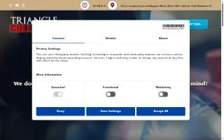 Triangle Collision website