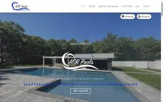 ACR pools of Mount Airy website