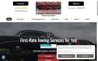 Chuck's Towing of Mount Airy website