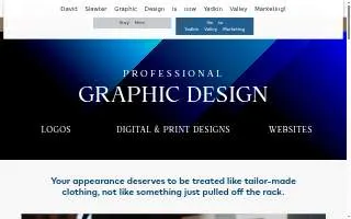 David Slawter Graphic Design website