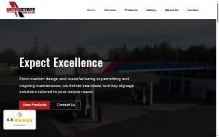 Interstate Sign Co Inc website