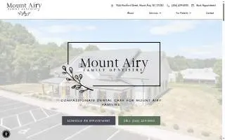 Mount Airy Family Dentistry website