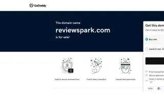 Review Spark website
