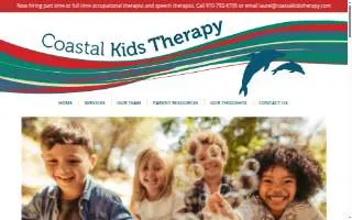 Coastal Kids Therapy PLLC website