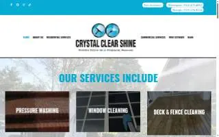 Crystal Clear Shine website