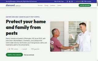 Diamond Pest Pro website