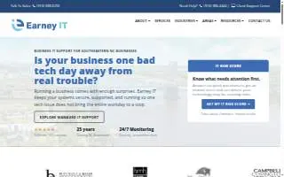 Earney IT of Murraysville website