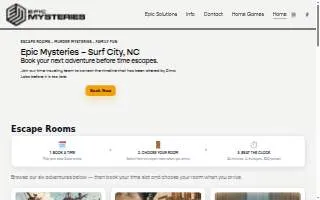 Epic Mysteries of Murraysville website