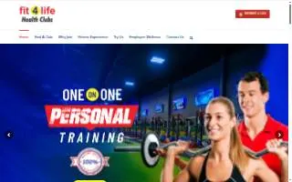 Fit4life Health Clubs - Wilmington Murrayville website