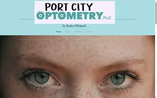 Port City Optometry, PLLC website