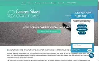 Eastern Shore Carpet Care website