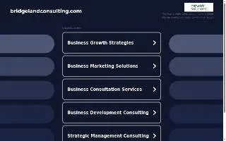 Bridge Land Consulting LLC website