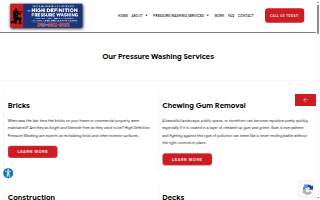 High Definition Pressure Washing