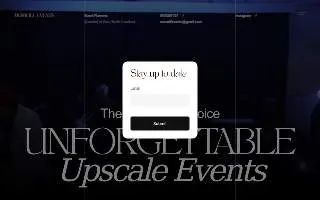 Moswill Events of Pinehurst website