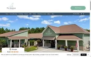 Pet Lodge of Pinehurst website