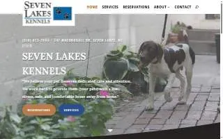 Seven Lakes Kennels of Pinehurst website