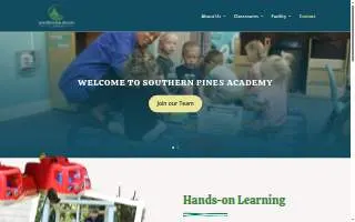 Southern Pines Academy of Pinehurst website