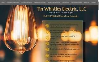 Tin Whistles Electric, LLC of Southern Pines