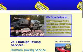 24 7 Towing and Recovery website