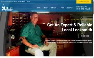 Access Lock & Key Cary website