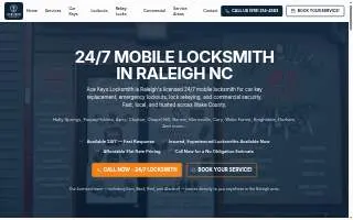 ACE Keys Locksmith website