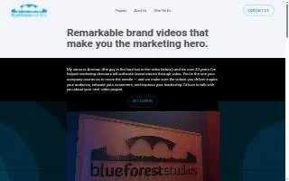 Blueforest Studios website
