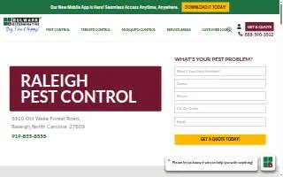Bulwark Exterminating of Raleigh website