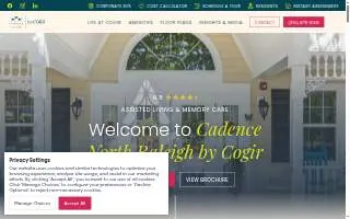 Cadence North Raleigh website