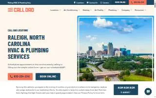 Call Dad of Raleigh website