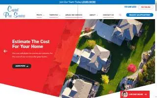 Capital Pest Services Inc website