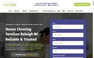 Cura Maids website