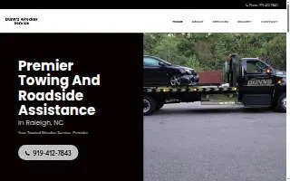 Dunn's Wrecker Service website