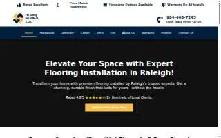 Flooring Installers Raleigh website