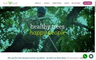 Leaf & Limb of Raleigh website