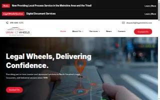 Legal Wheels website