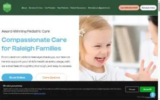 Little Oaks Pediatrics website