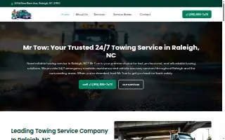 Mr Tow website
