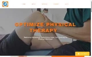 Optimize Physical Therapy website