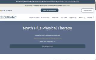 OrthoNC: North Hills Physical Therapy Office