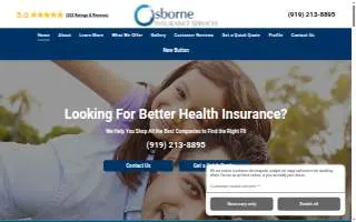 Osborne Insurance Services website