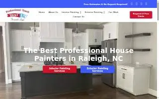 Professional Touch Paint website