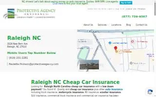 Protective Agency of Raleigh website