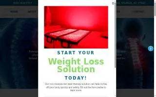 Raleigh Central Chiropractic & Rehab website