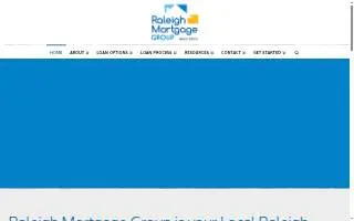 Raleigh Mortgage Group website